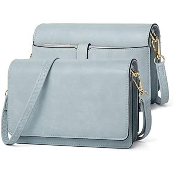 BROMEN Small Cell Phone Purse Crossbody Bags for Women Vegan  BROMEN Crossbody Bags for Women Small Cell Phone Shoulder Bag Wristlet Wallet